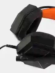 Тёмно-серый игровые наушники с микрофоном и RGB-подсветкой