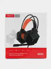 Тёмно-серый игровые наушники с микрофоном и RGB-подсветкой