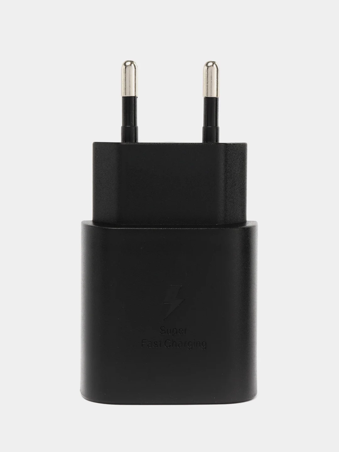 Тёмно-серый блок питания с кабелем для Apple и Android, с быстрой зарядкой Fast Charge, QC 4.0, PD