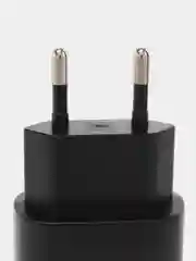 Тёмно-серый блок питания с кабелем для Apple и Android, с быстрой зарядкой Fast Charge, QC 4.0, PD
