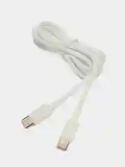Молочный блок питания с кабелем для Apple и Android, с быстрой зарядкой Fast Charge, QC 4.0, PD