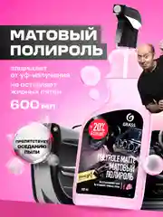 Набор для ухода за автомобилем GRASS полироль, чернитель шин, очиститель стёкл и салона