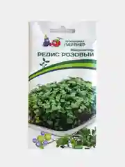 Семена Партнер Микрозелень "Редис Розовый" Терпкая Вкусная Общеукрепляющая