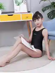 Слитный купальник, для девочек, для бассейна
