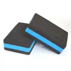 Черный блоки для йоги Interfit, набор 2 шт, 400-1002