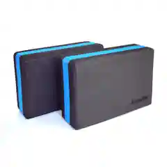 Черный блоки для йоги Interfit, набор 2 шт, 400-1002