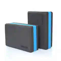 Черный блоки для йоги Interfit, набор 2 шт, 400-1002