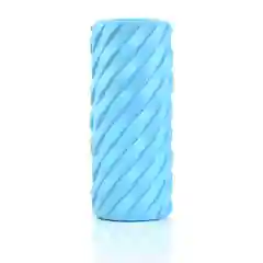 Голубой ролик массажный Interfit, 33 х 14 см, МФР валик для спины