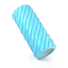Голубой ролик массажный Interfit, 33 х 14 см, МФР валик для спины