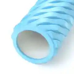 Голубой ролик массажный Interfit, 33 х 14 см, МФР валик для спины