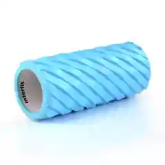Голубой ролик массажный Interfit, 33 х 14 см, МФР валик для спины