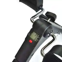 Черный мини велотренажер для рук и ног Interfit с регулировкой нагрузки, 300-2002