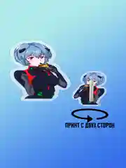 Бирюзовый значки акриловые "Аниме", "K-POP"