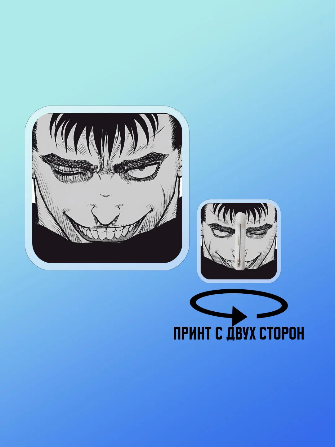 Багровый значки акриловые "Аниме", "K-POP"