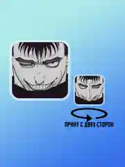 Багровый значки акриловые "Аниме", "K-POP"