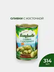 Оливки BONDUELLE с косточкой, 300 г