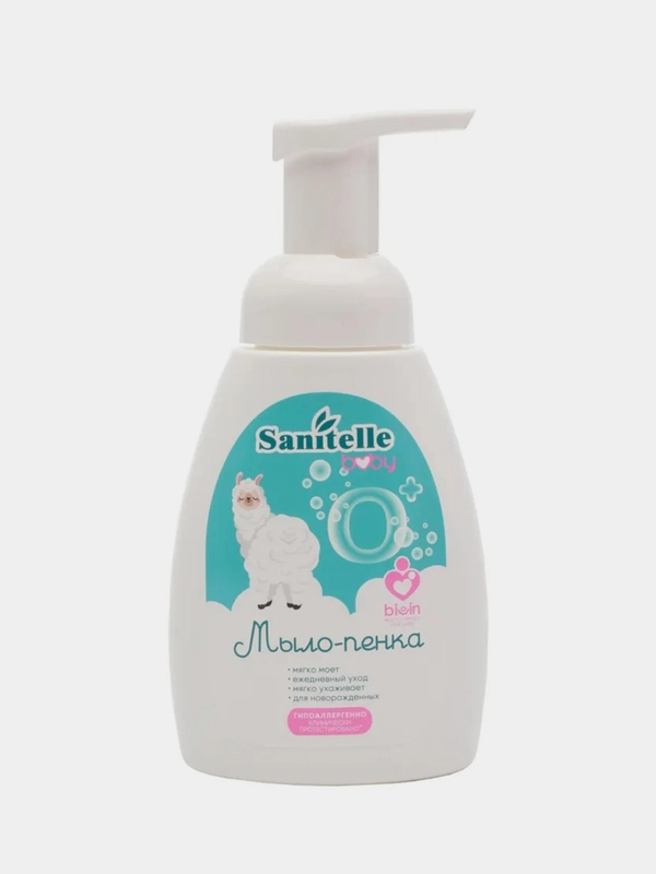 Мыло-Пенка Sanitelle, мыльнянка, груша, 0+, 250 мл