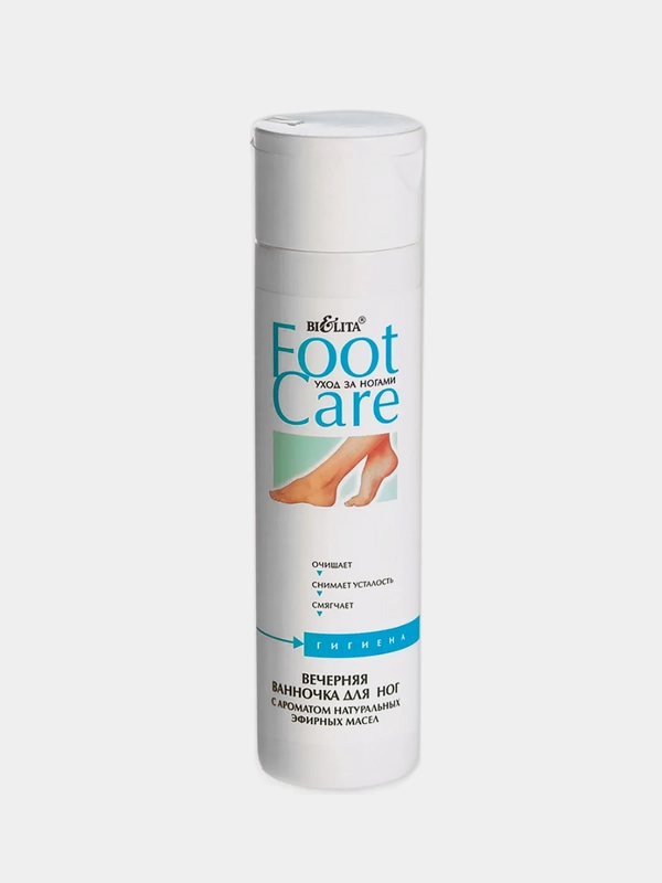 Вечерняя ванночка для ног Белита Foot Care, с ароматом натуральных эфирных масел, 250 мл