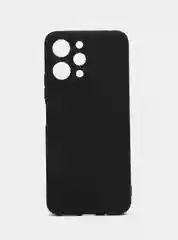 Черный чехол Xiaomi Redmi 12 4G (Сяоми Редми 12), прозрачный защита камеры противоударный черный