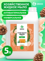 Хозяйственное жидкое мыло с маслом кедра GRASS Milana, 5л, для стирки, для мытья посуды