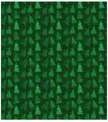 Зеленый сумка рюкзак мешок для обуви "Танец елок" 38x40