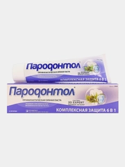 Зубная паста Пародонтол "Комплексная защита 6 в 1", 63 г