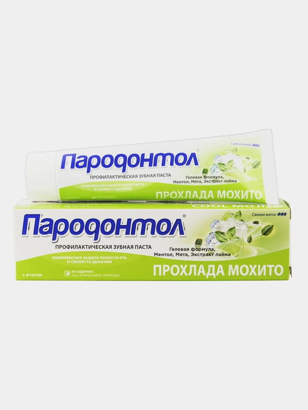 Зубная паста Пародонтол "Прохлада мохито", 124 г