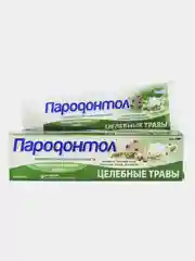 Зубная паста Пародонтол "Целебные травы", без фтора, 124 г