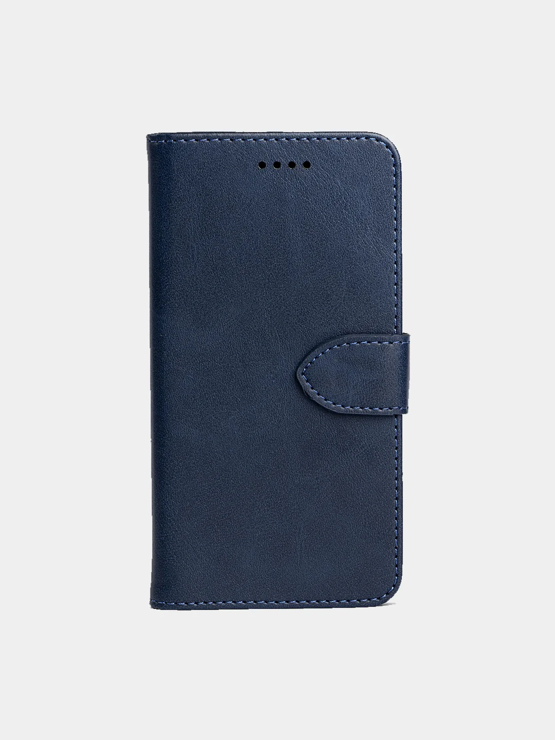 Темно-синий кожаный PU чехол книжка Xiaomi Redmi 9A