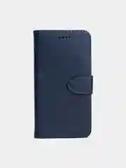 Темно-синий кожаный PU чехол книжка Xiaomi Redmi 9A