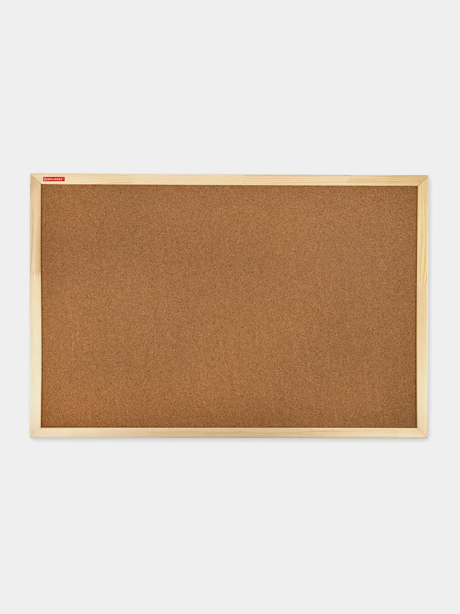 Доска пробковая Brauberg Wood, 238311, информационная на стену 60х90 см для объявлений