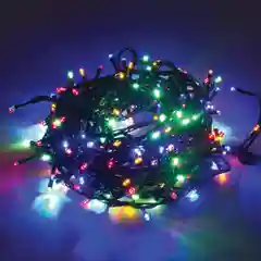 Электрогирлянда-нить Золотая сказка "Стандарт" 10 м, 200 LED, мультицветная, 220 V
