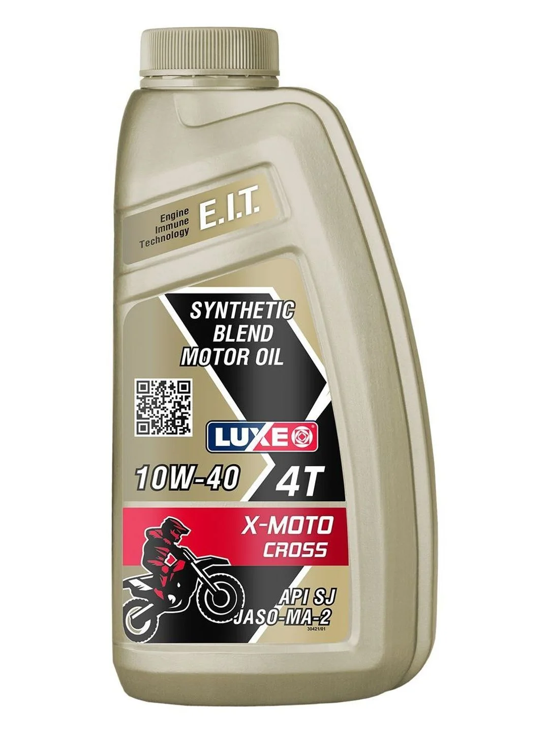 Моторное масло Luxe 10W-40 API SJ, 4Т JASO MA-2 X-Moto Cross 1 л