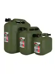 Канистра для бензина 20л 3ton PROFI в комплекте с крышкой и лейкой ОЛИВКОВАЯ