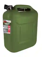 Канистра для бензина 20л 3ton PROFI в комплекте с крышкой и лейкой ОЛИВКОВАЯ
