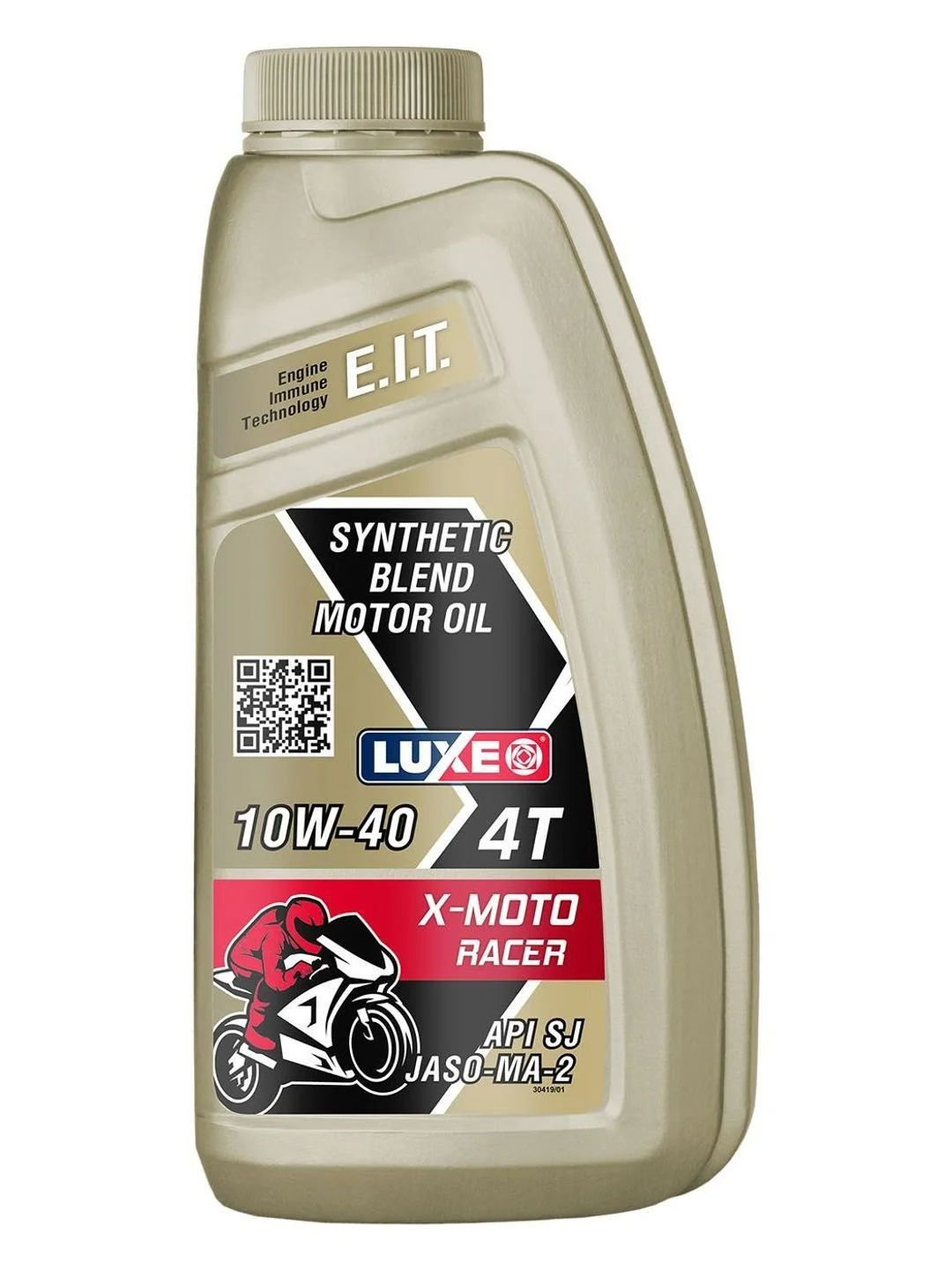 Моторное масло LUXE 4Т 10W-40 API SJ, JASO MA-2 X-MOTO RASER 1 л