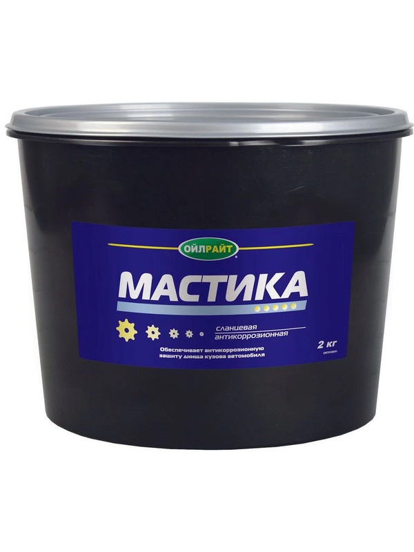 Мастика OILRIGHT сланцевая антикоррозионная 2кг ведро