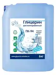 Глицерин дистиллированный пищевой 99,7 % E422 GLYCERINE SOLUTIONS ПК-94 6 кг
