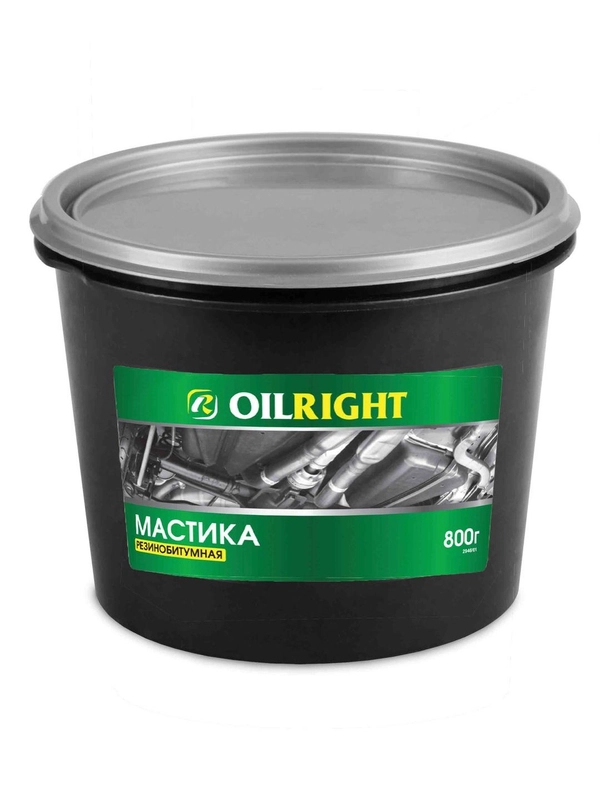 Мастика OILRIGHT резинобитумная антикоррозионная 800г ведро