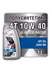 Моторное масло LUXE 4Т 10W-40 API SG, JASO-MA X-MOTO RASER 1 л