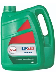 Масло трансмиссионное LUXЕ GL-4 75W-90 полусинтетическое 4л