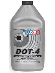 Тормозная жидкость LUXE DOT-4 910 г серебряная канистра