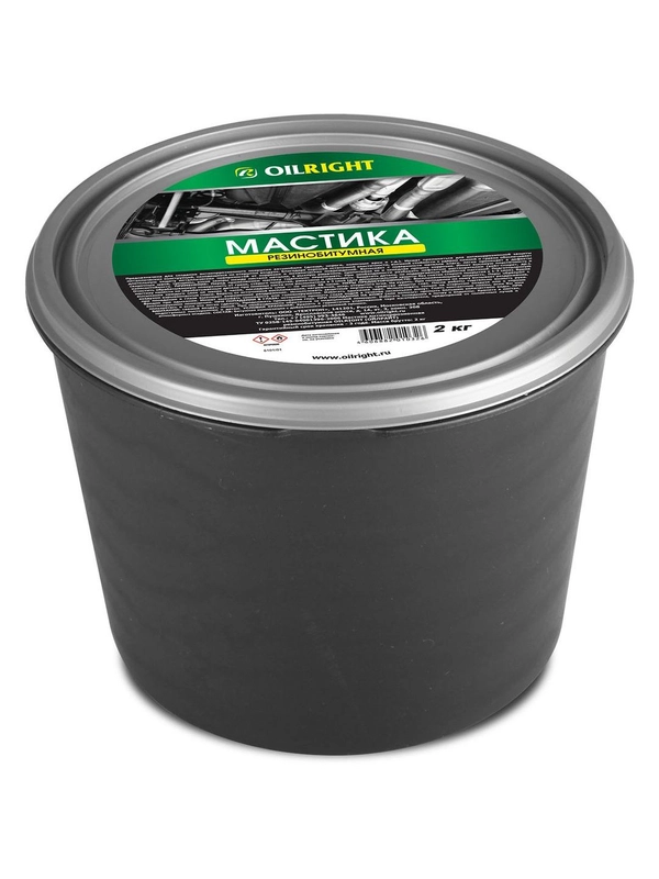 Мастика OILRIGHТ резинобитумная 2кг ведро