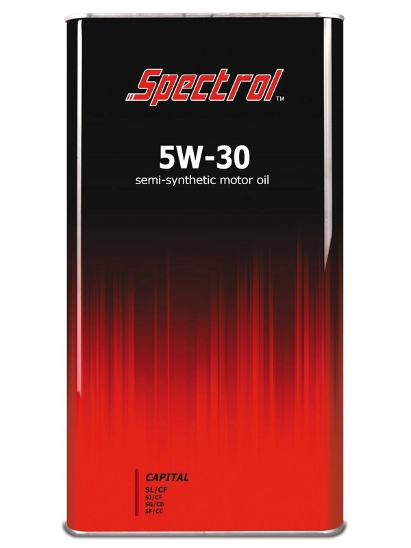Моторное масло SPECTROL Капитал 5W-30 SL/CF полусинтетическое 5л