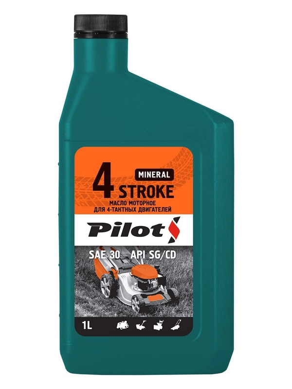 Масло 4-х тактное Pilots SAE 30 SG/CD минеральное 1л