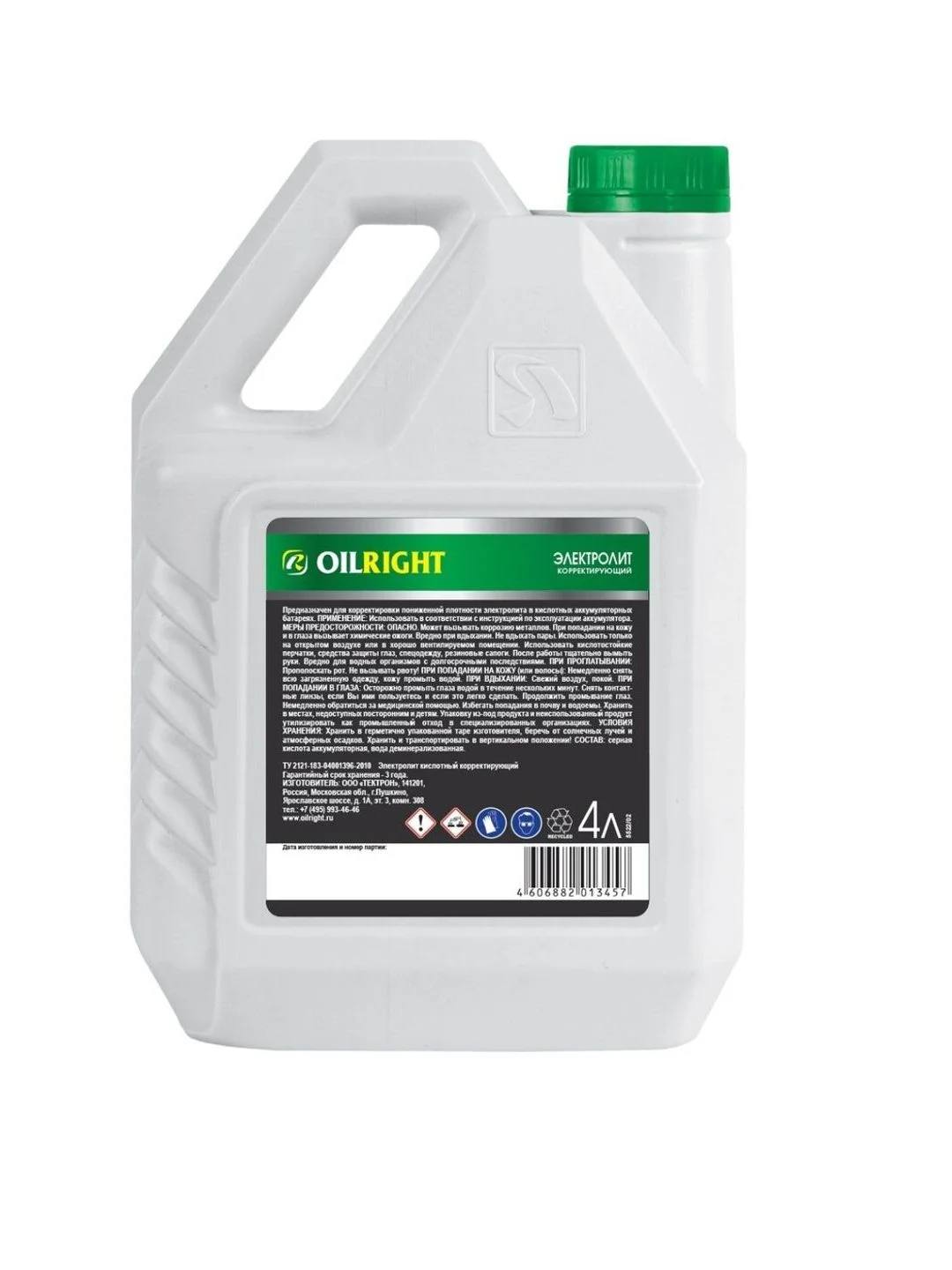 Электролит OILRIGHT корректирующий 4л