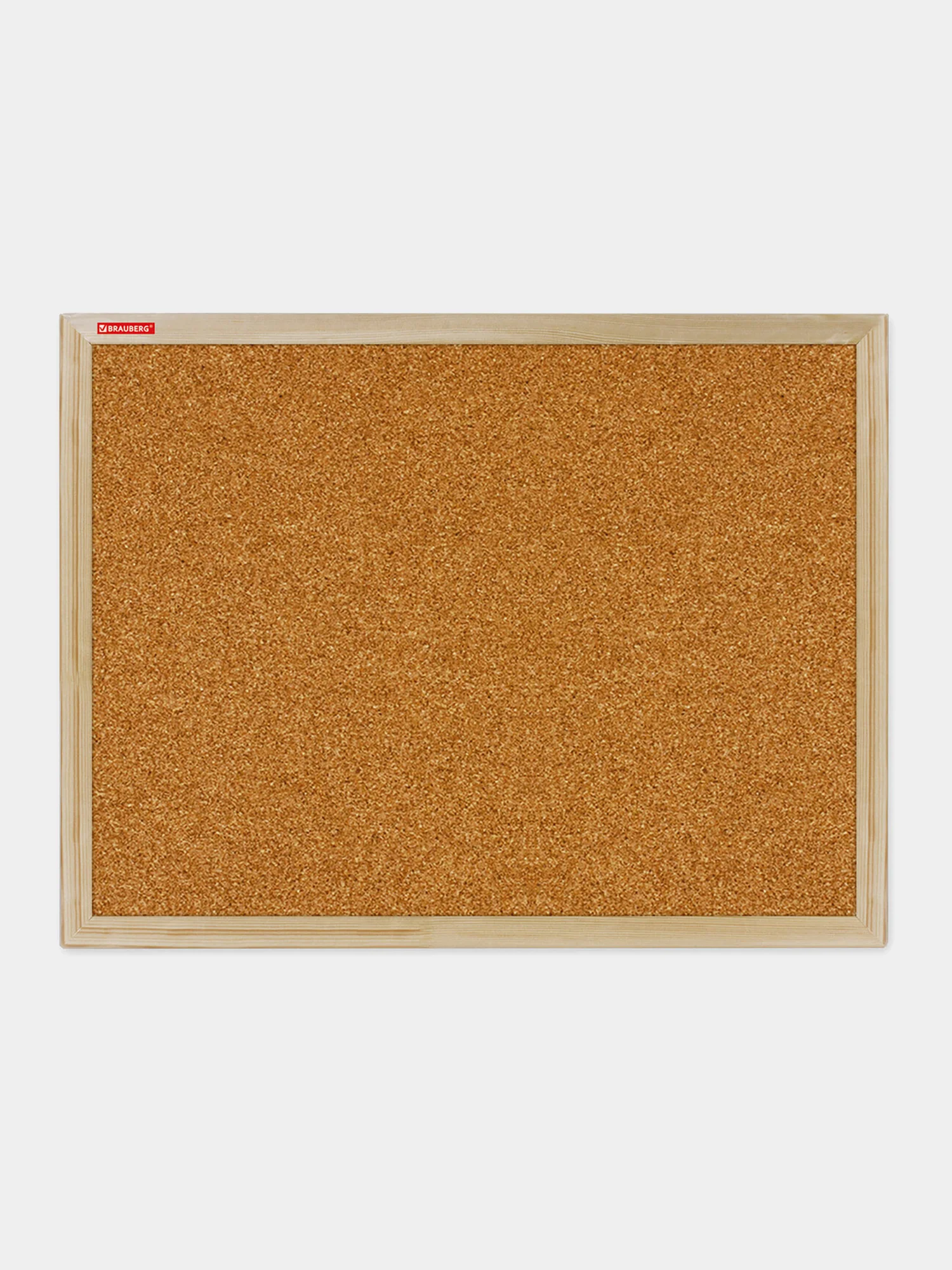 Доска пробковая Brauberg Wood, 238310, информационная на стену 45х60 см для объявлений