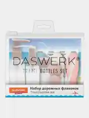 Дорожный набор флаконов Daswerk, 609300, 8 шт баночек для шампуня, геля, мыла, косметики