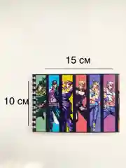 Фиолетовый блокнот А6 , аниме Сайки Кусуо, Haikyu Волейбол, Тетрадь смерти, Токийский гуль, Джо Джо