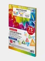 Цветная бумага Brauberg Multicolor, 116647, двусторонняя для принтера, школы А4 15 цв 75 л